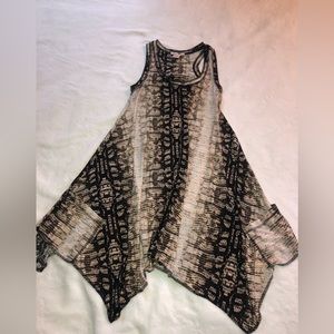 Snakeskin mini dress